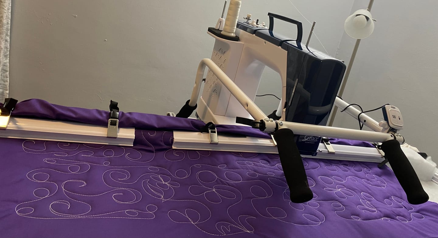 Customer photo review of Q'nique 13 Little Rebel Sewing & Quilting Machine