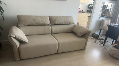 Customer photo review of Opulence 2.3M 2.5 Seat Electric Recliner Sofa Bed - Leather