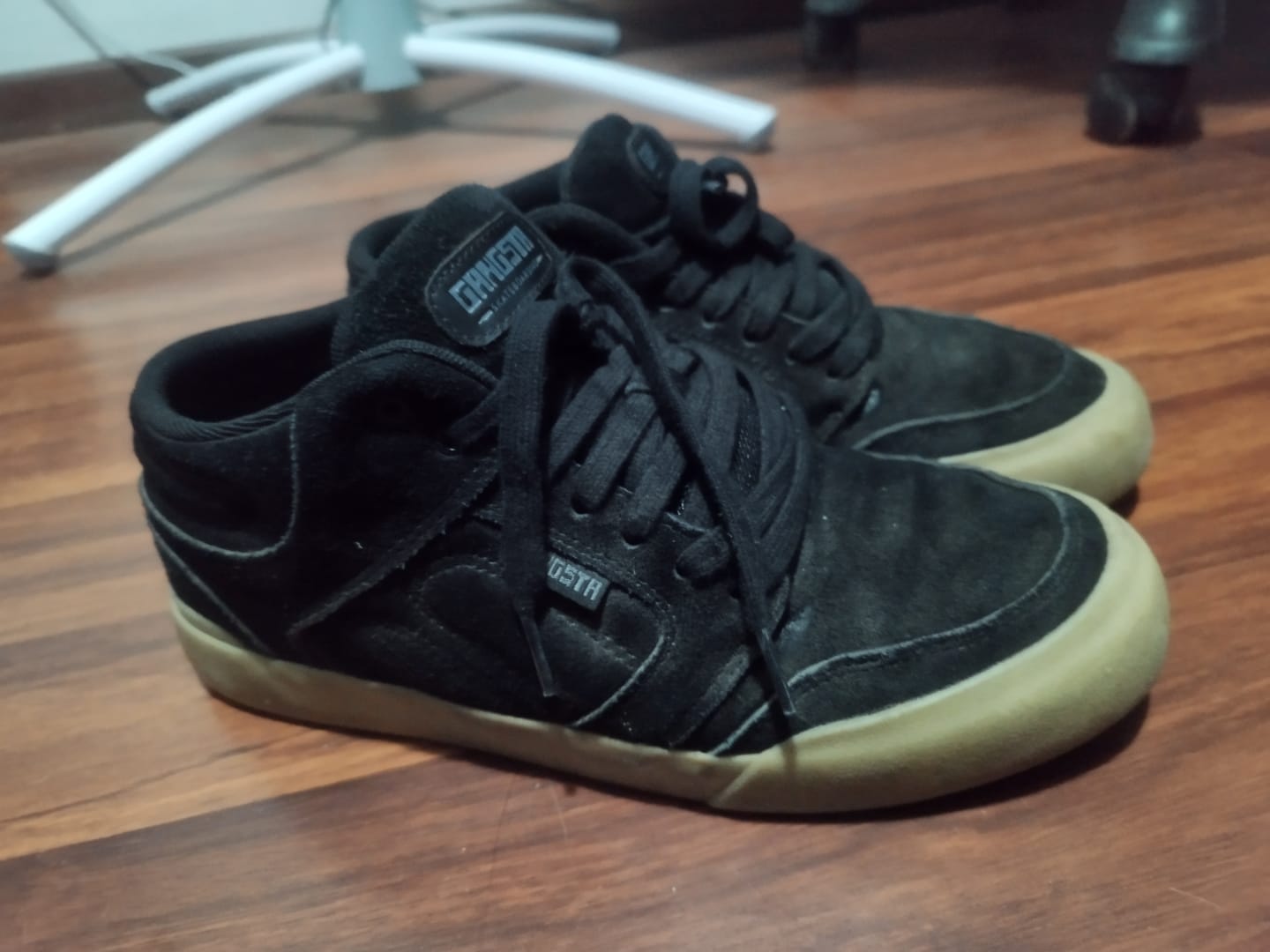 Customer photo review of Zapatilla Gangsta Wallride Mid Unisex Negro