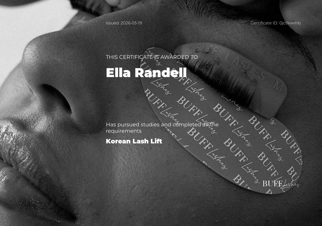 Customer photo review of (NEW) Korean Lash Lift