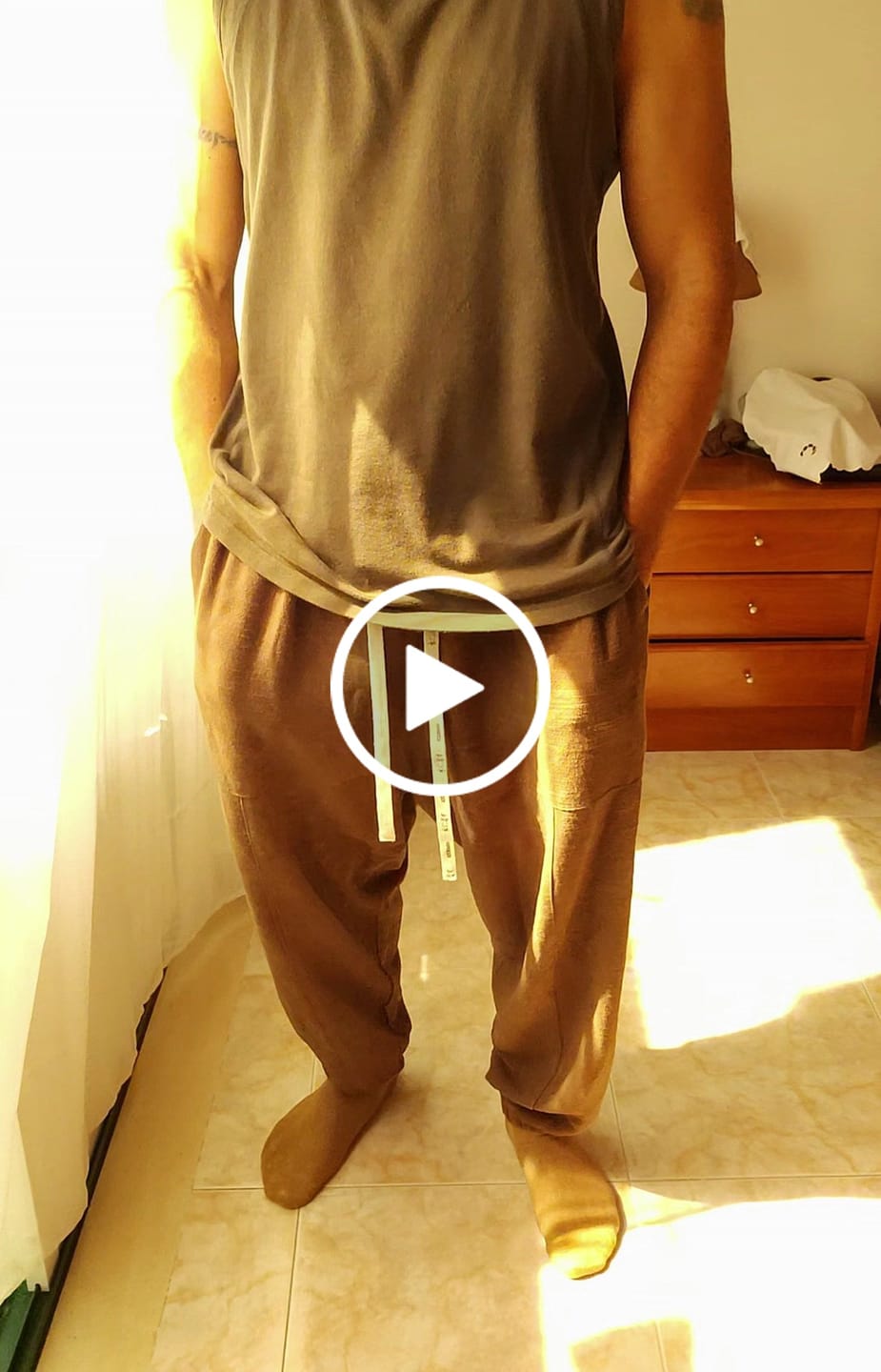 Customer video review of Seika Harem Pants