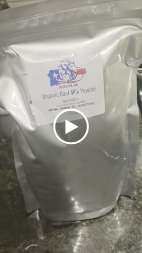 Customer video review of Organic Goat Milk Powder