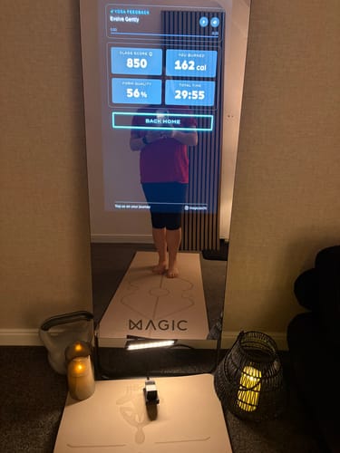 Customer photo review of MAGIC AI: Fitness Smart Mirror