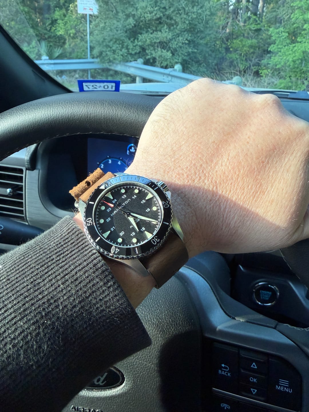 Customer photo review of W.O.E. Leather Single Pass Strap