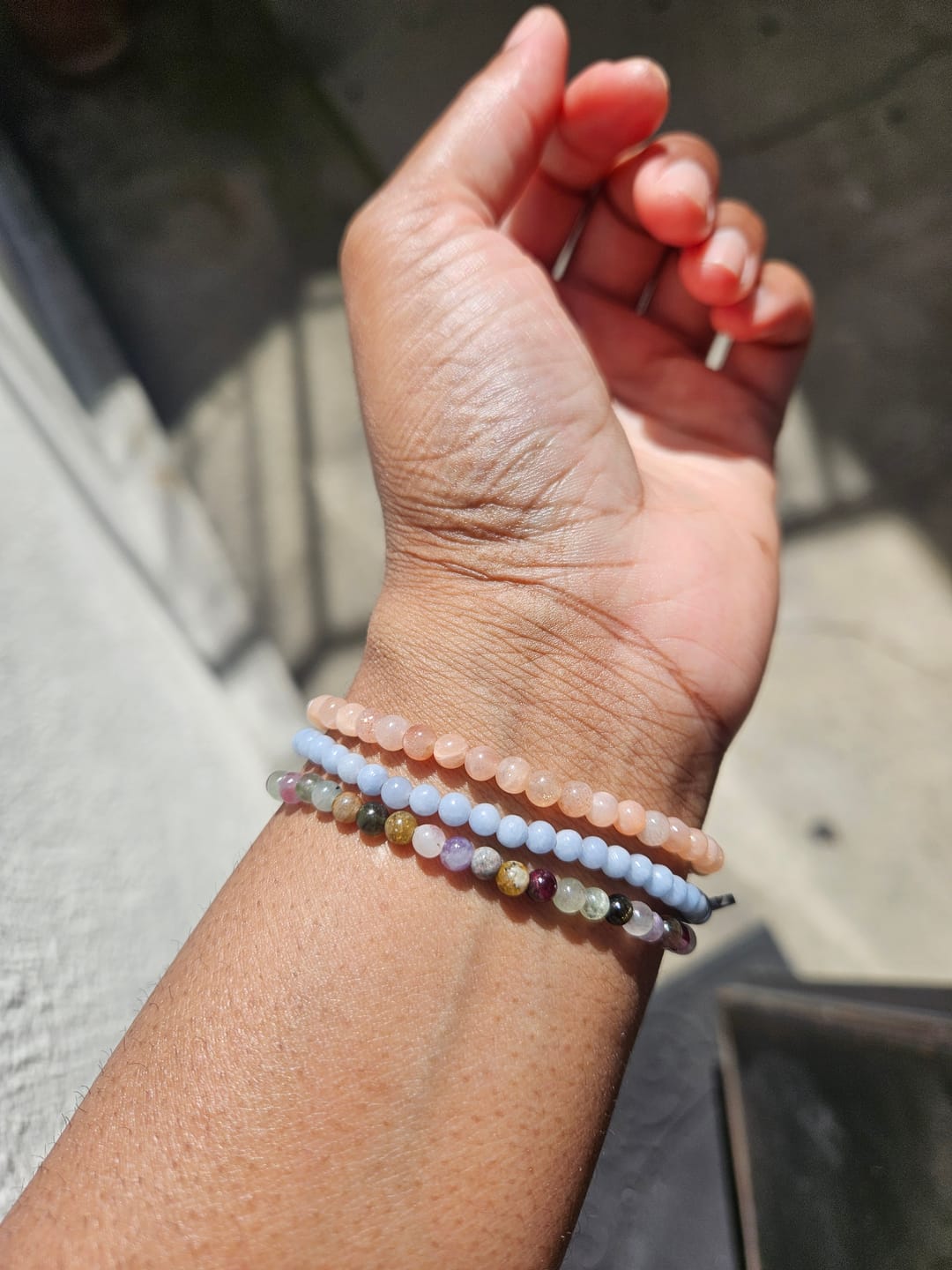 Customer photo review of Sunstone Bracelet Mini