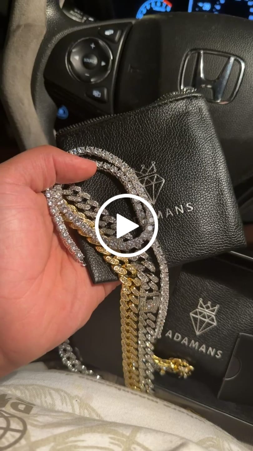 Customer video review of 4.5mm Tennis Chain - White Gold