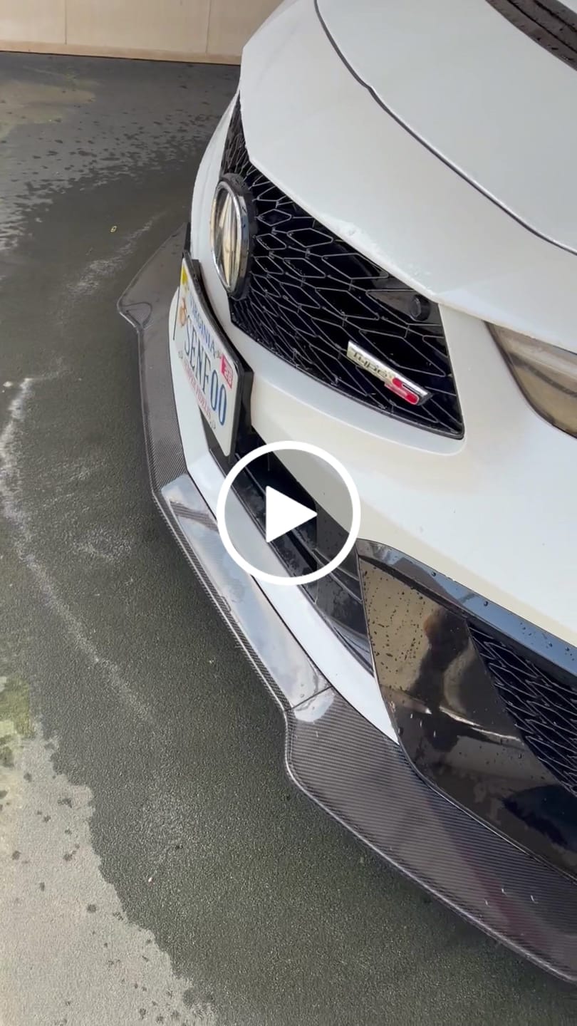 Customer video review of 2024-Up Acura Integra DE5 Front Lip Splitter