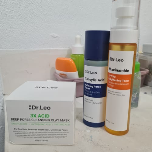 Customer photo review of Kit Antiacné de 3 Pasos (Poros + Control de Grasa)