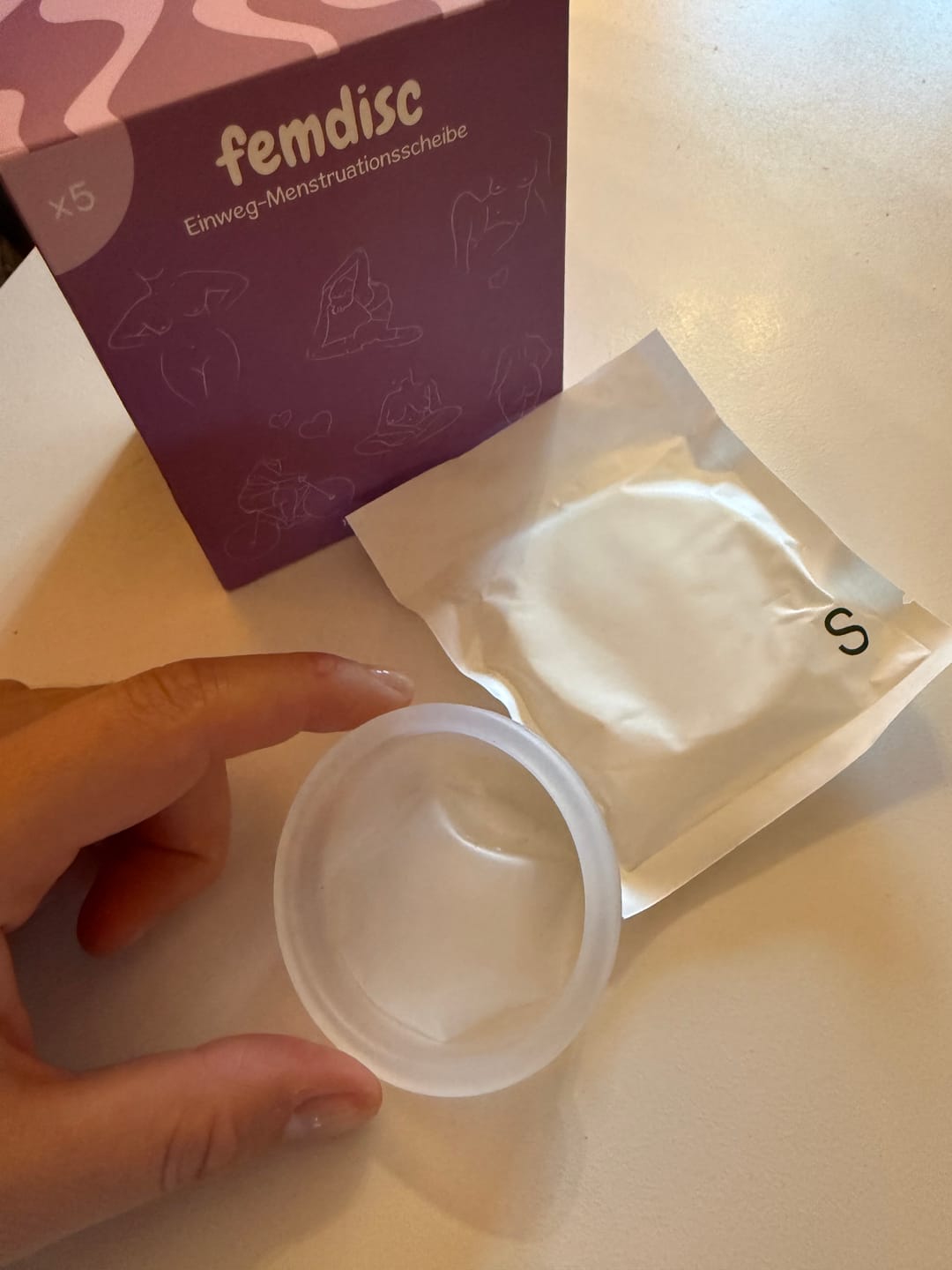 Customer photo review of femdisc Einwegscheiben 10-Pack