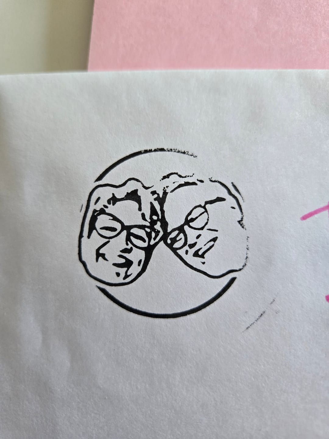 Customer photo review of Rubber Stamp﹘No Text - Self-Inking Stamp (min. 0.7")﹘US