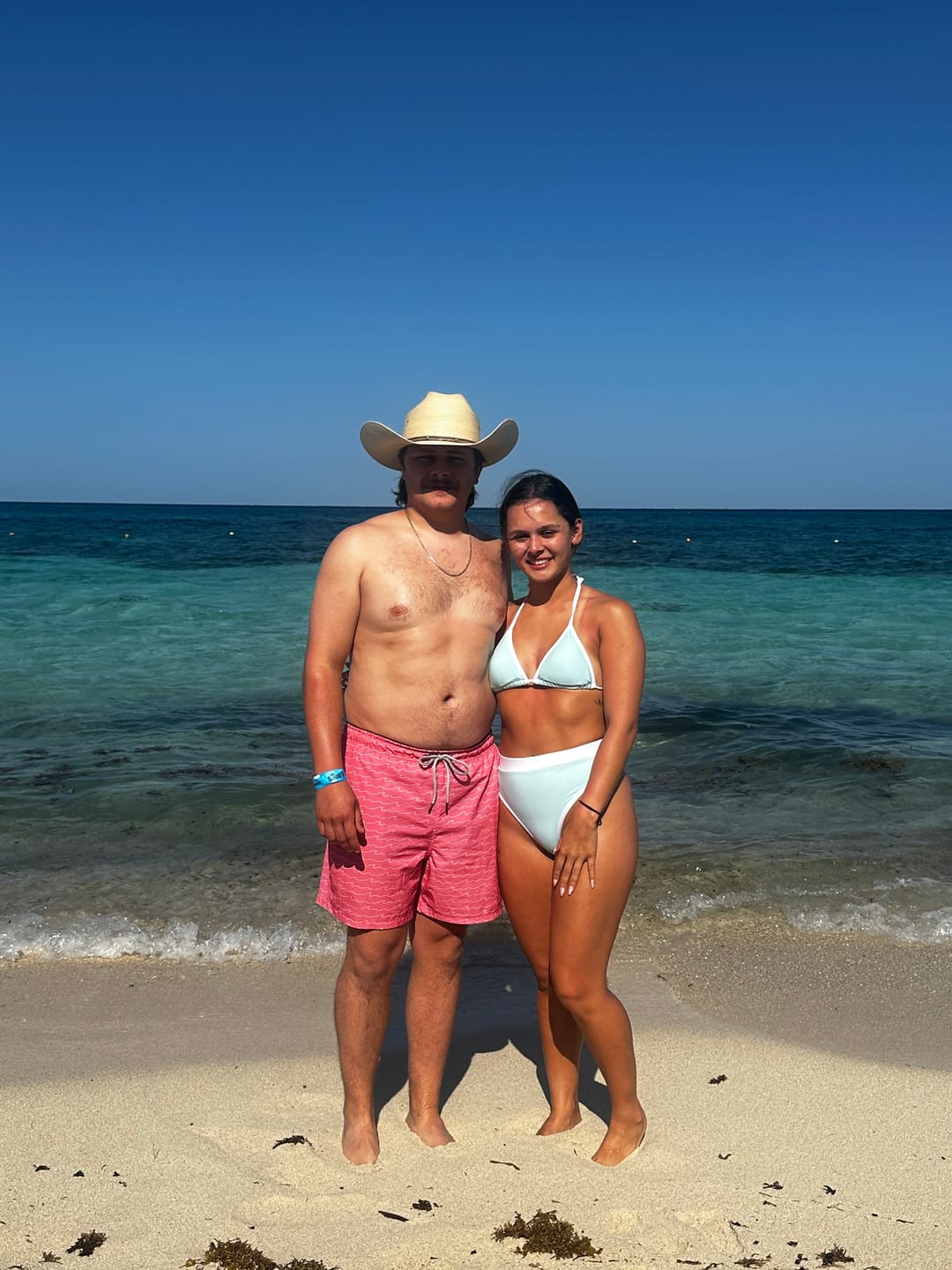 Customer photo review of AMELIA Melon Pop '1993' Minimal Bikini Top