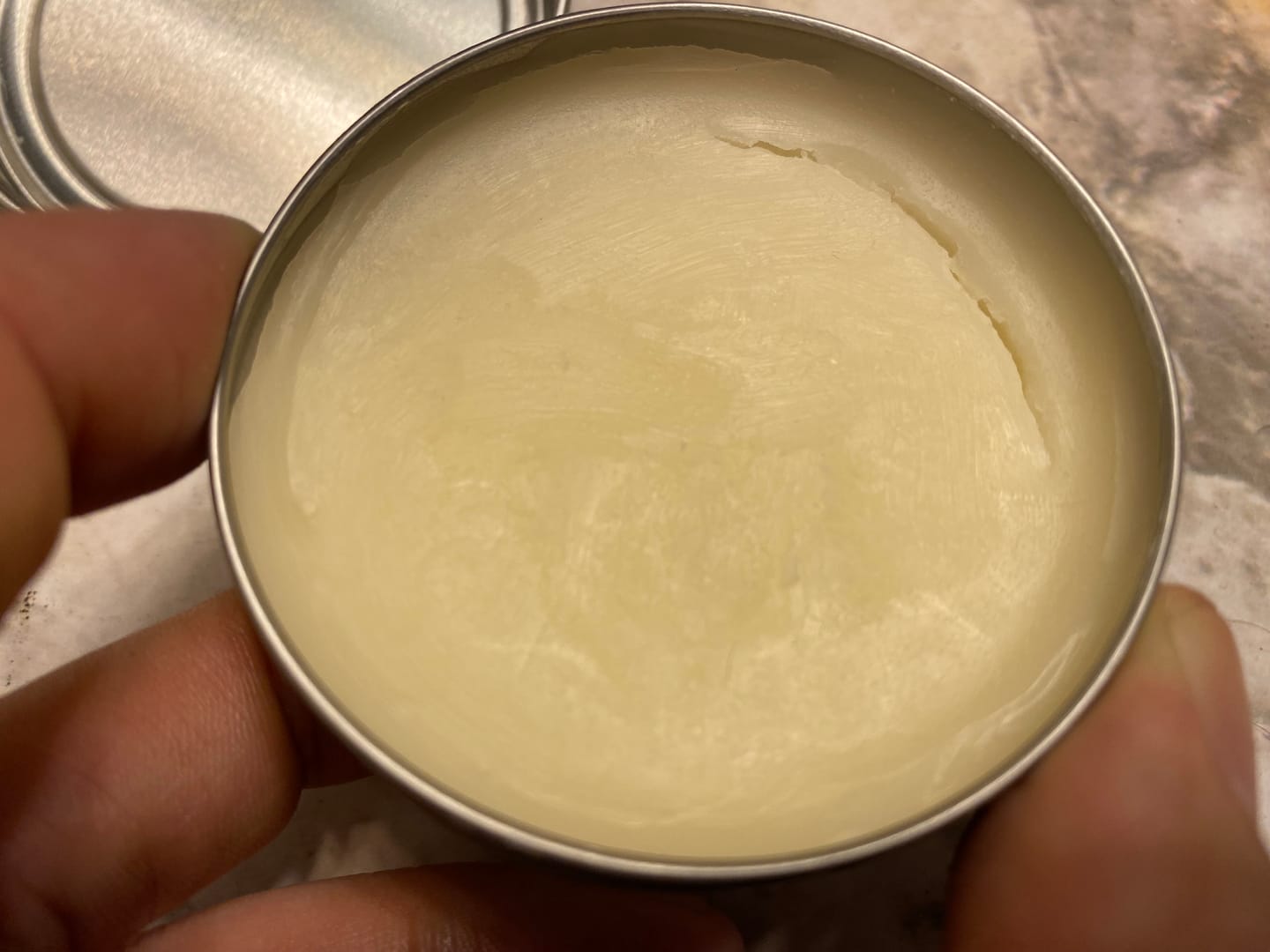 Customer photo review of Reuzel The Stache Mustache Wax 1 oz