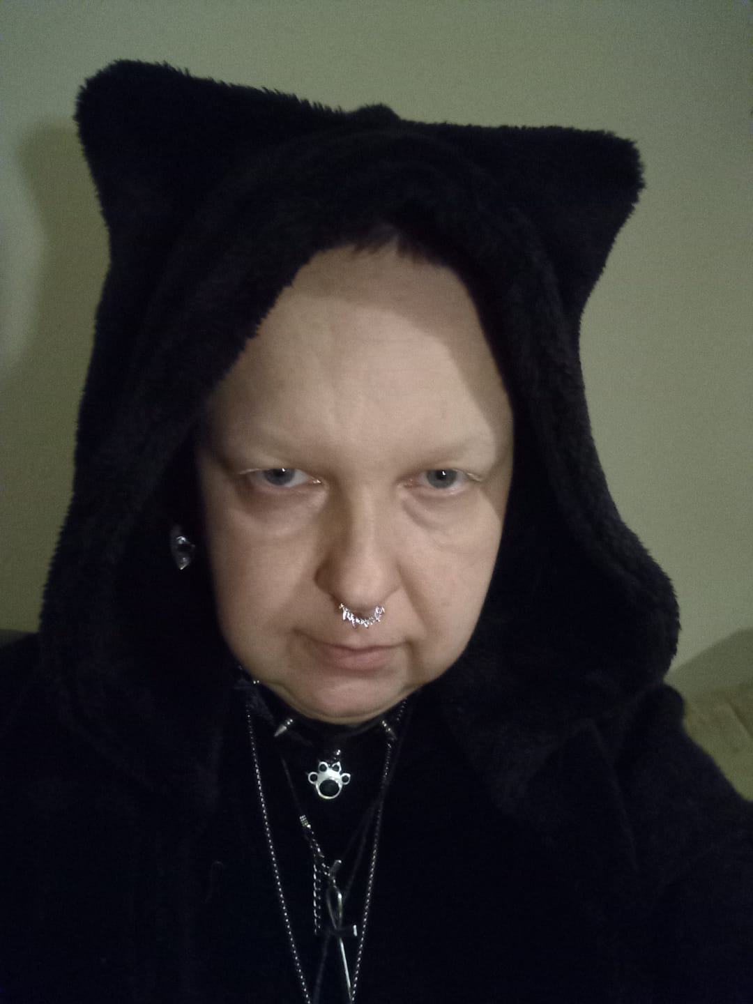 Customer photo review of Devillish Cat Ears Hood & Sweater Set