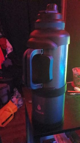 Customer photo review of 4L Titan Bottle (135 oz)