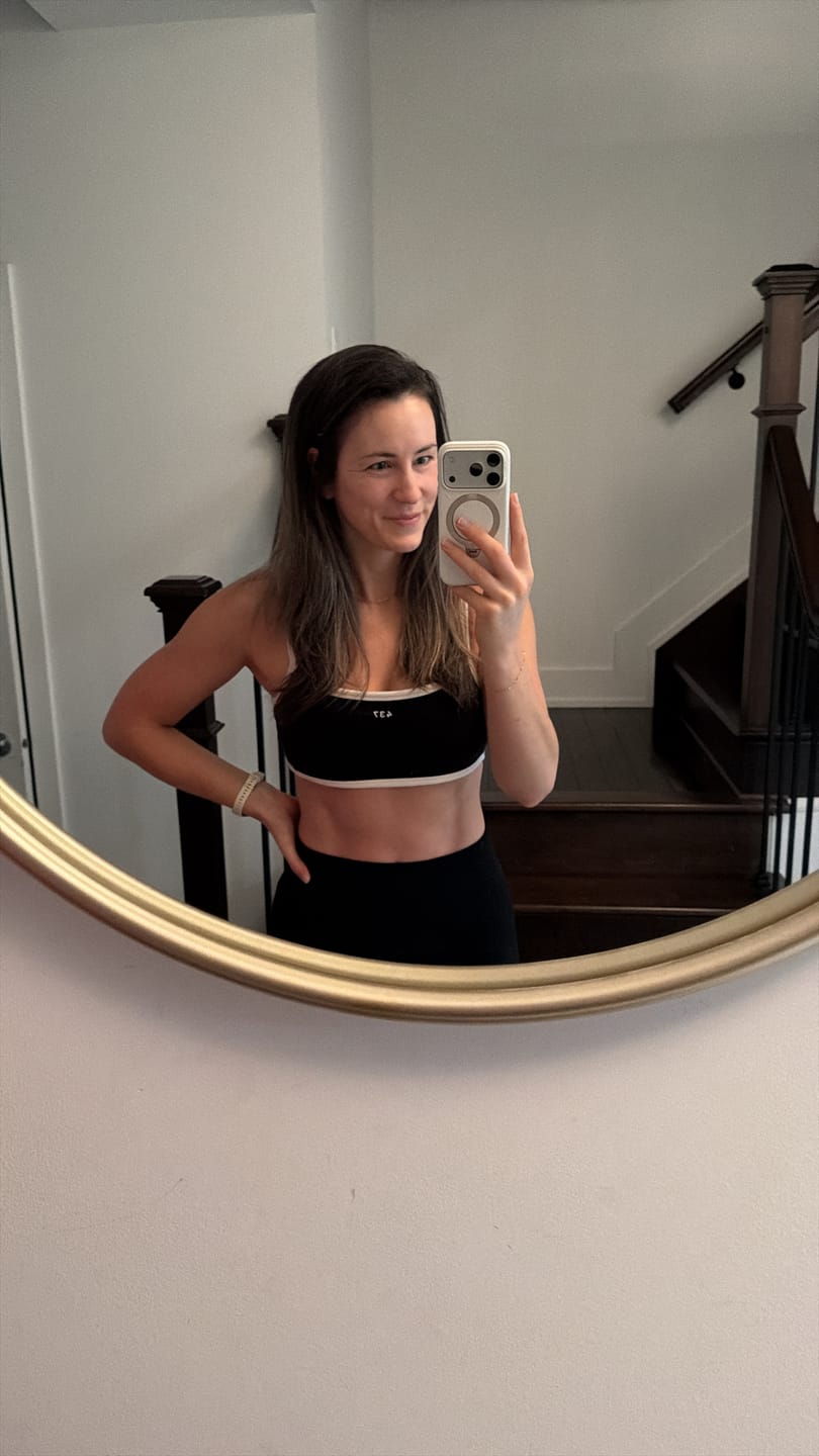 Customer photo review of The Micro Bra / Black-Cream