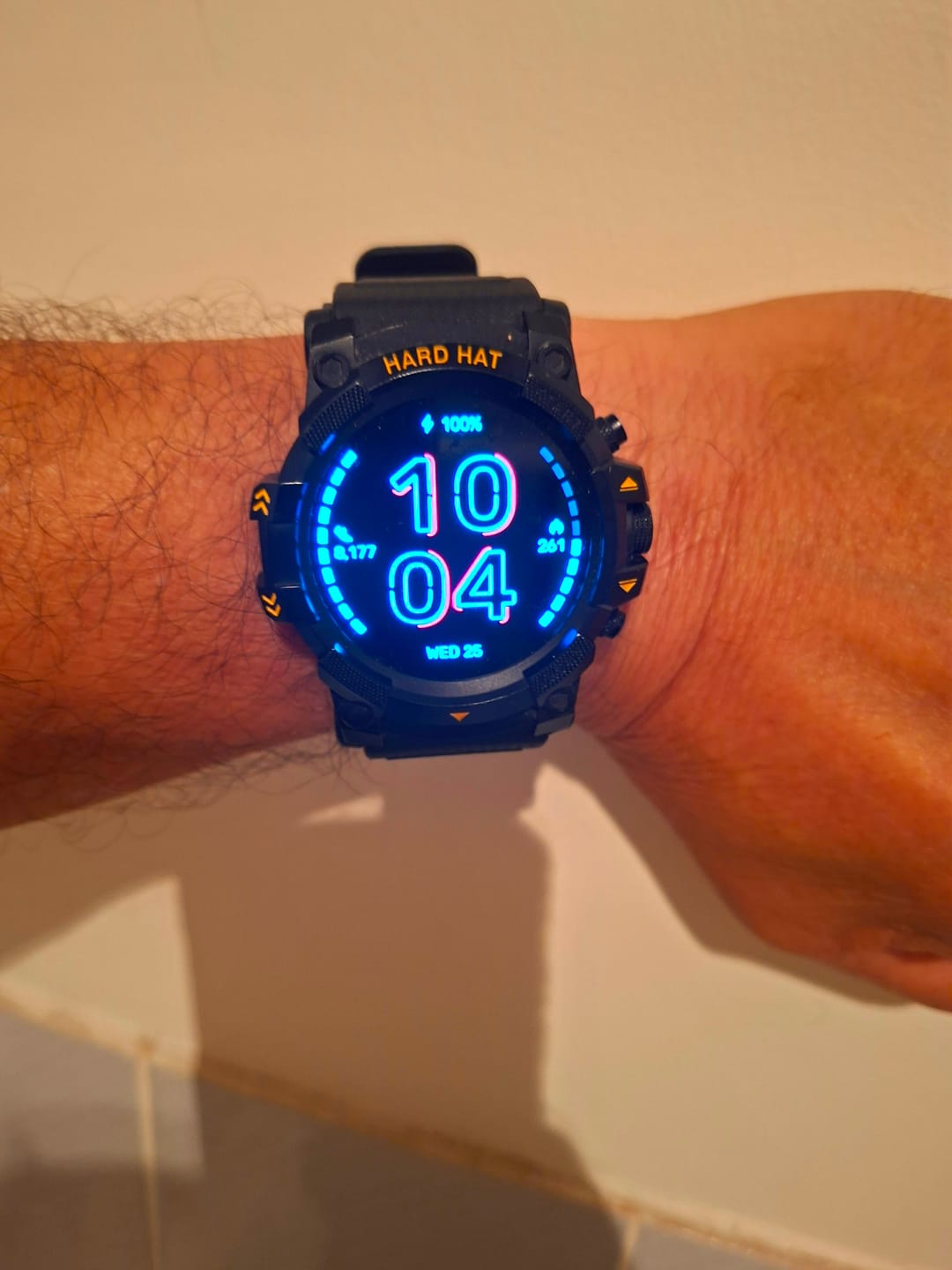 Customer photo review of Hard Hat Smartwatch