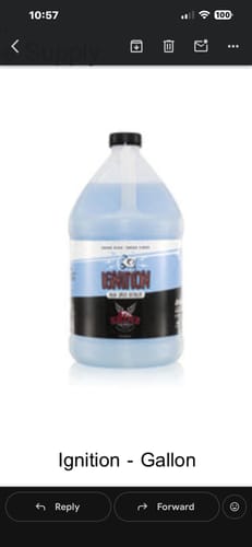 Customer photo review of Ignition - Gallon