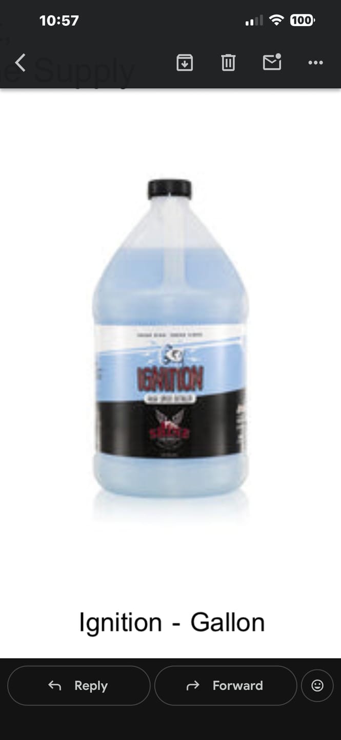 Customer photo review of Ignition - Gallon