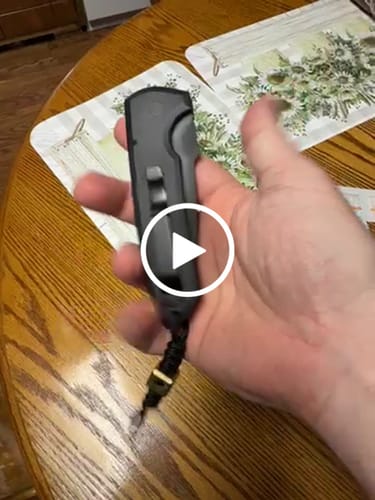 Customer video review of Pro-Tech Rockeye Operator Auto - Solid Black / DLC Magnacut (LG3103-OP)