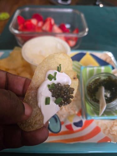 Customer photo review of CAVI's Caviar Tin Opener