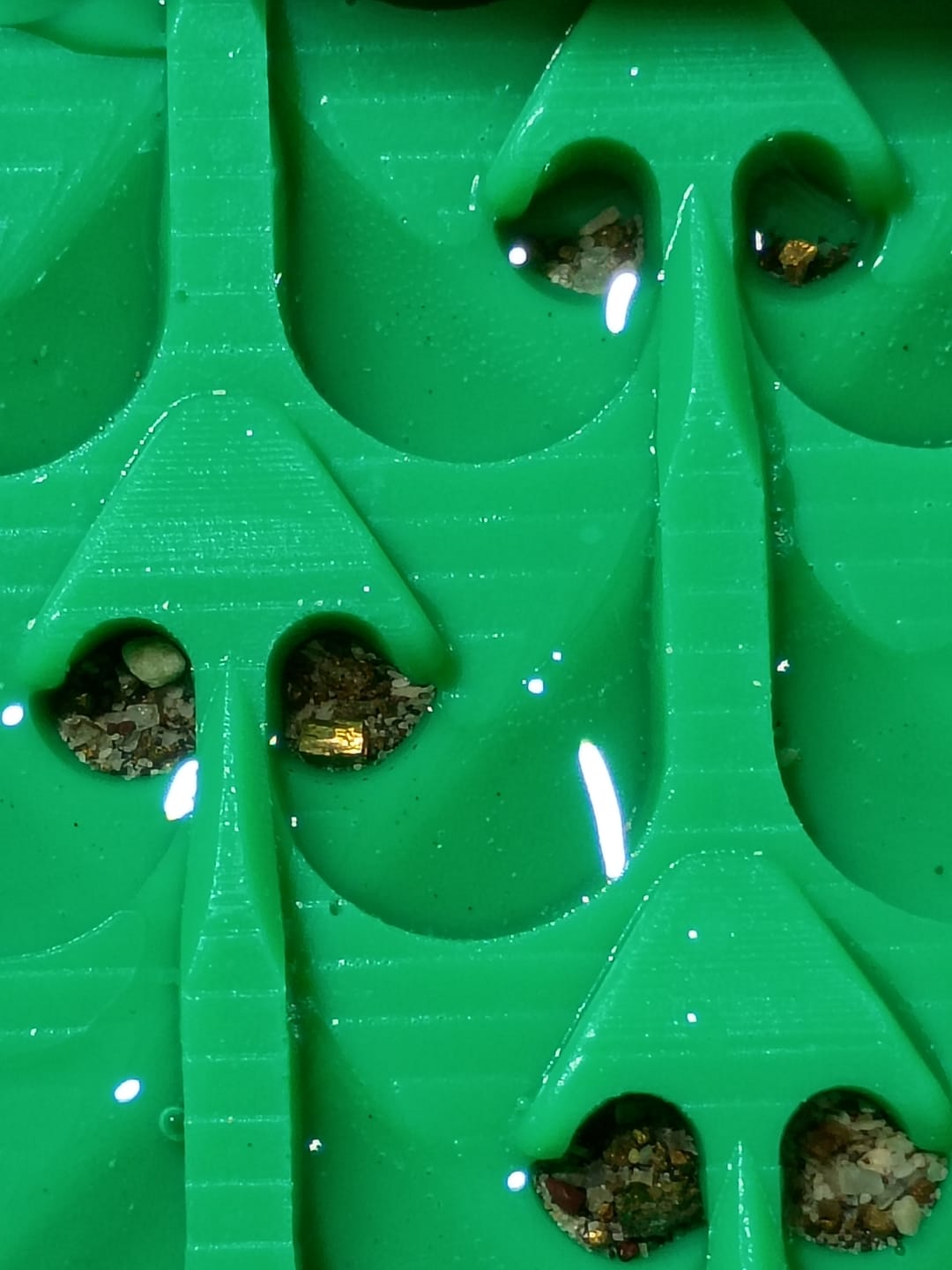 Customer photo review of Gold Clean Up Buddy - Dream Mat Exclusive Sluice Box | Gold Prospecting Equipment