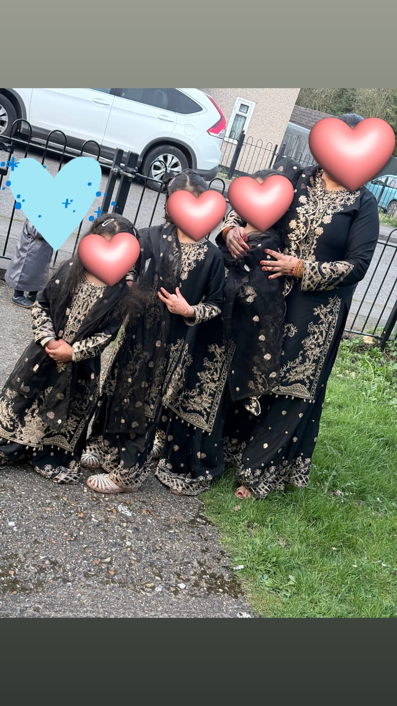 Customer photo review of HK282- Suba - Linen Shararah Mummy n Me Suit