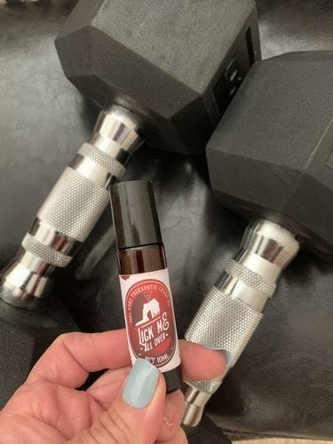 Customer photo review of Bargz Lick Me All Over Perfume Oil, Exotic Fragrance, Lovely Raspberry And Melon Aromas With A Touch Of Vanilla - Flat Cap
