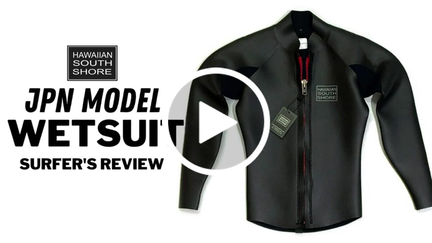 Customer video review of HawaiianSouthShore Wetsuit Longsleeves JPN Mens (Small-XXLarge) Black