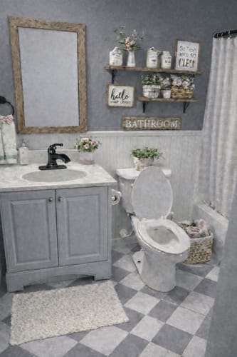 Customer photo review of Waterfall Single Hole l Bathroom Faucet Oil Rubbed Bronze-1