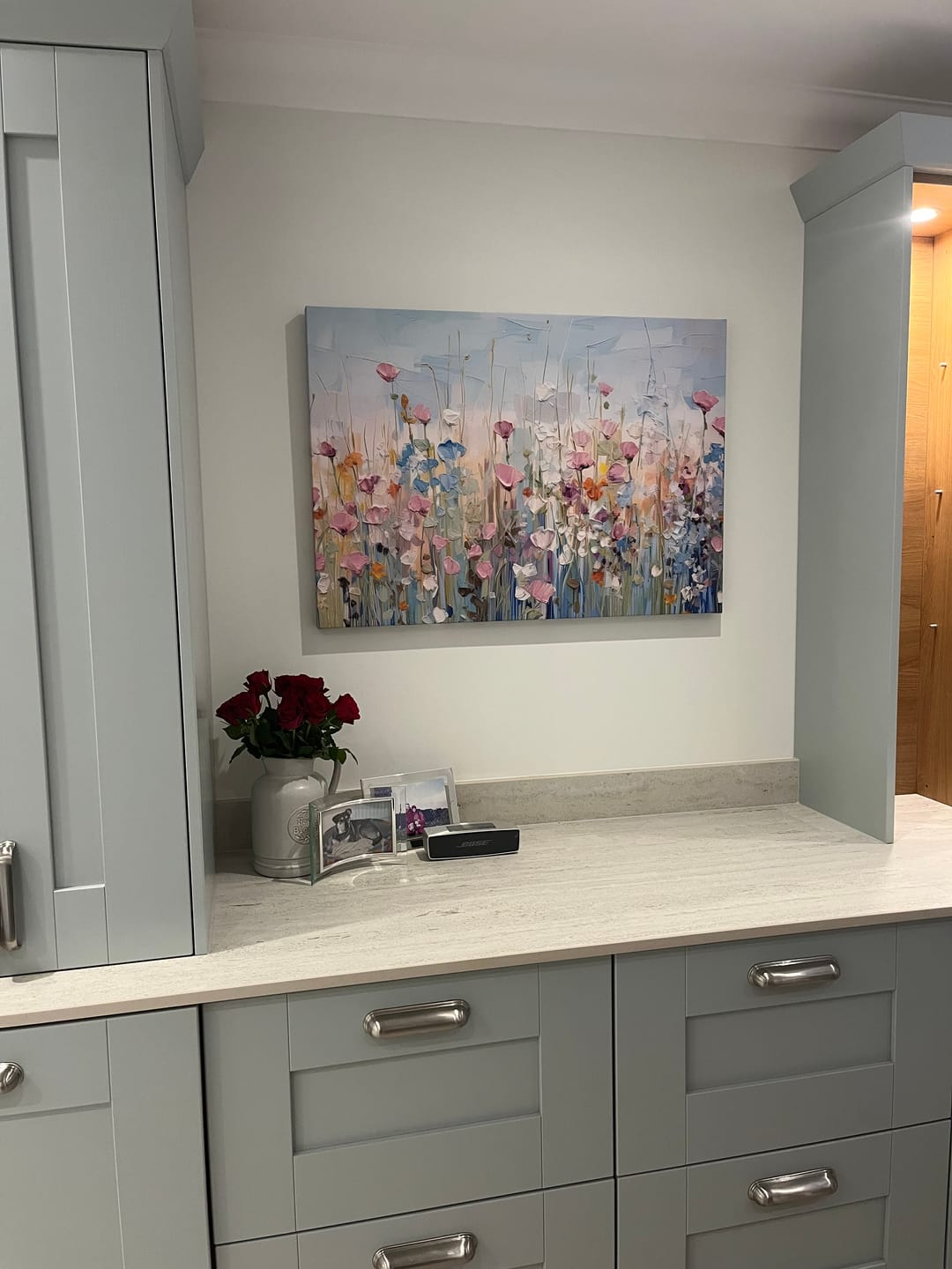 Customer photo review of Peaceful Wildflowers Canvas Print