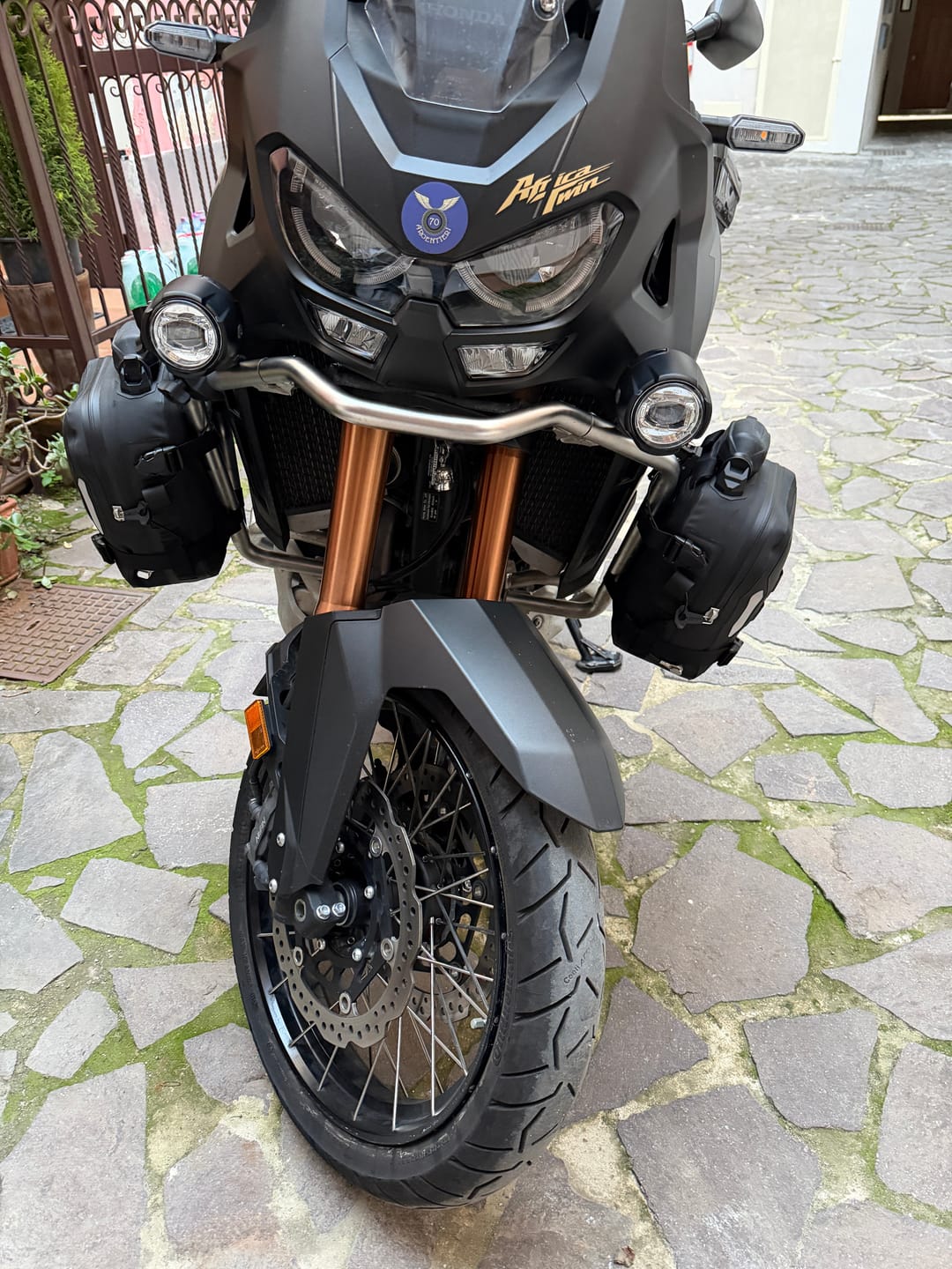 Customer photo review of Alps Inflatable Crash Bar Bag | 300KG Passive Protection | IPX7 Waterproof