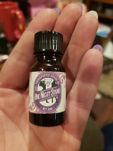 Customer photo review of Bargz Lick Me All Over Perfume Oil, Exotic Fragrance, Lovely Raspberry And Melon Aromas With A Touch Of Vanilla - Flat Cap