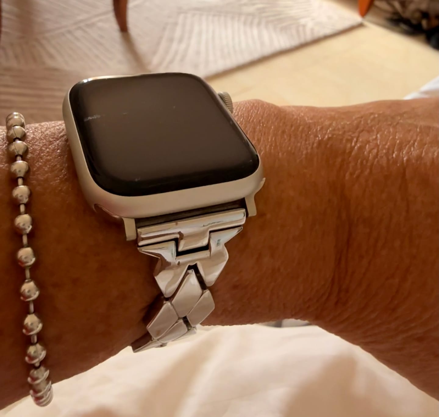 Customer photo review of NEU: Apple Watch Metallarmband "Zoe"