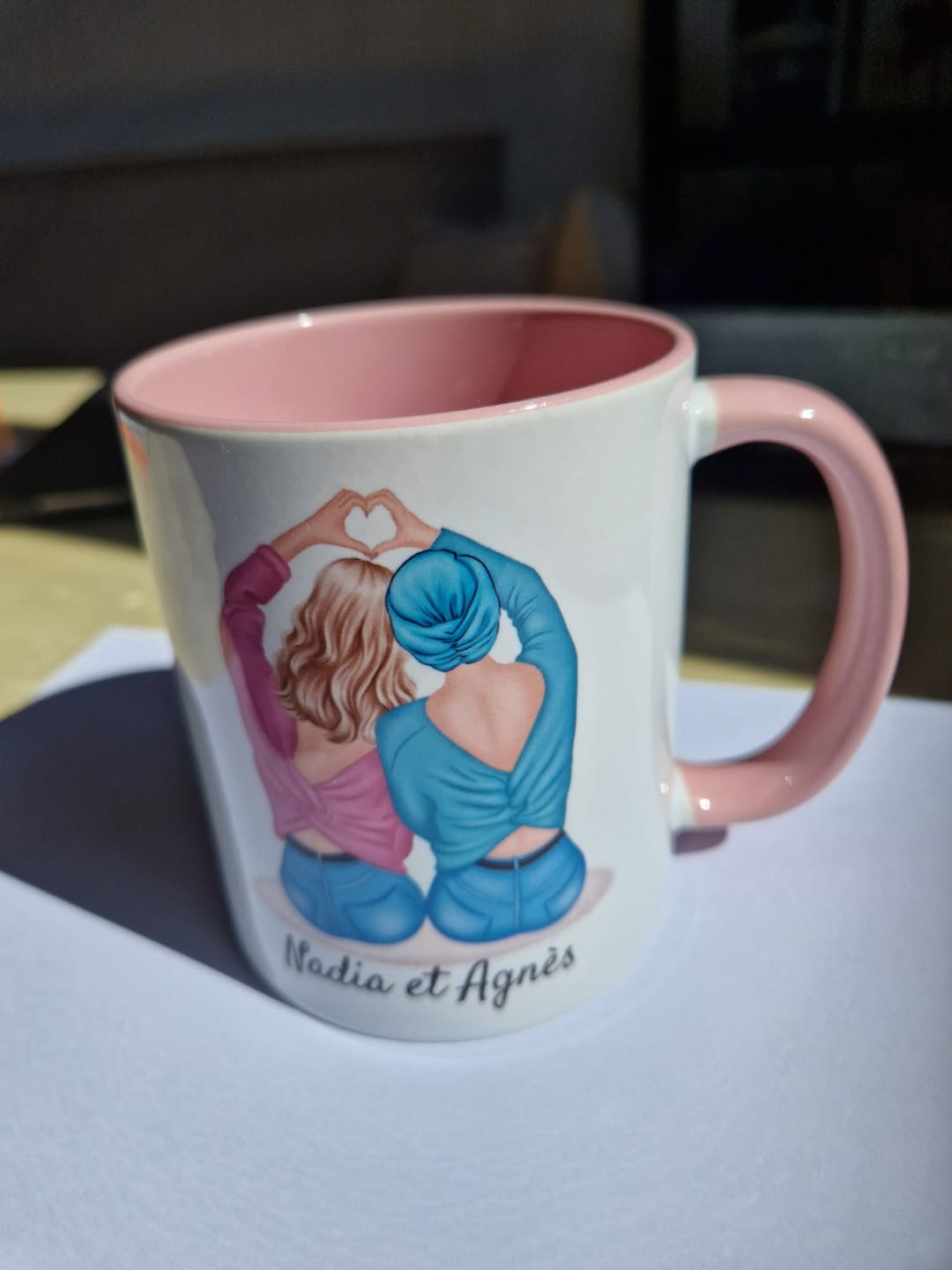 Customer photo review of Mug Personnalisé - Meilleures Amies