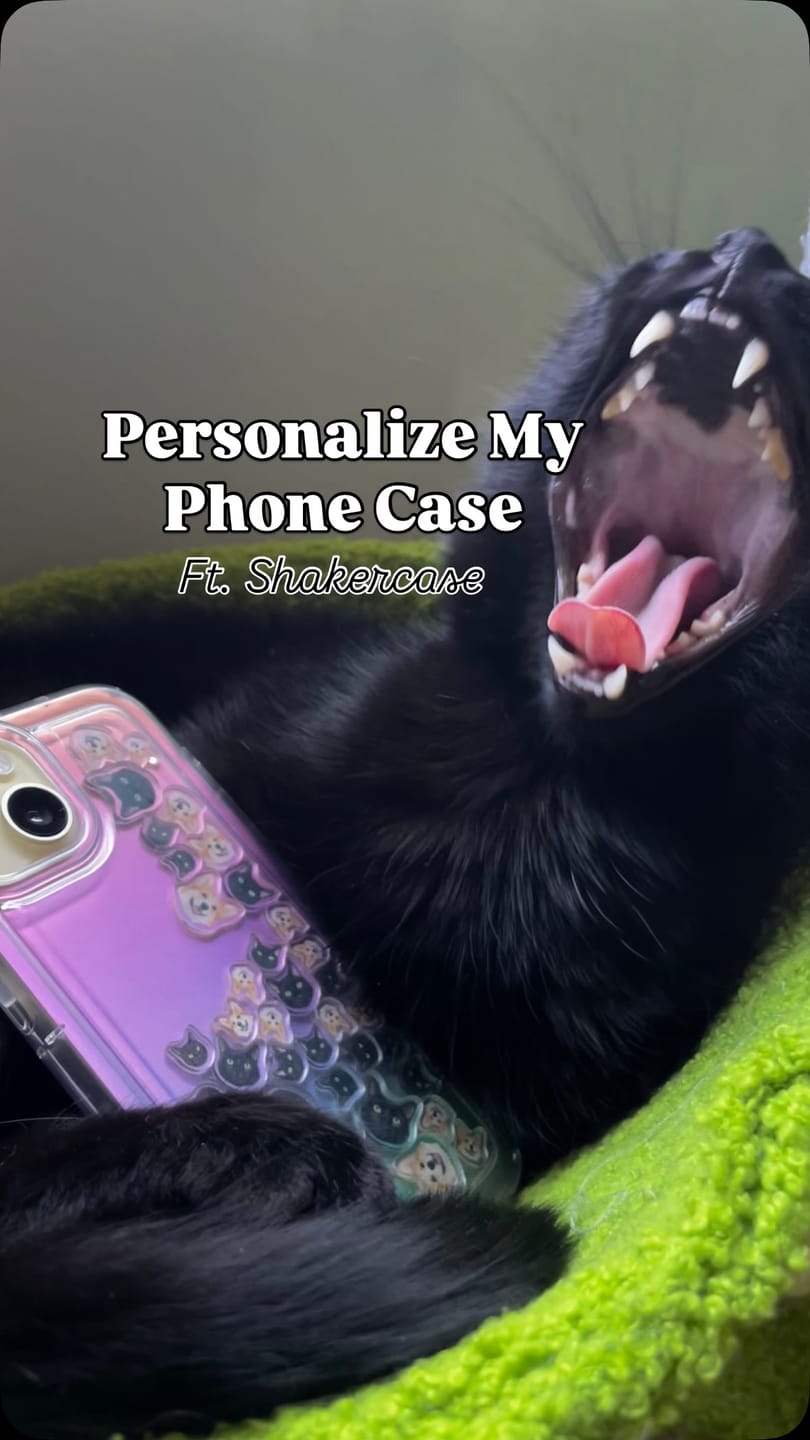 Customer photo review of Shaker Case™ with Custom Charms