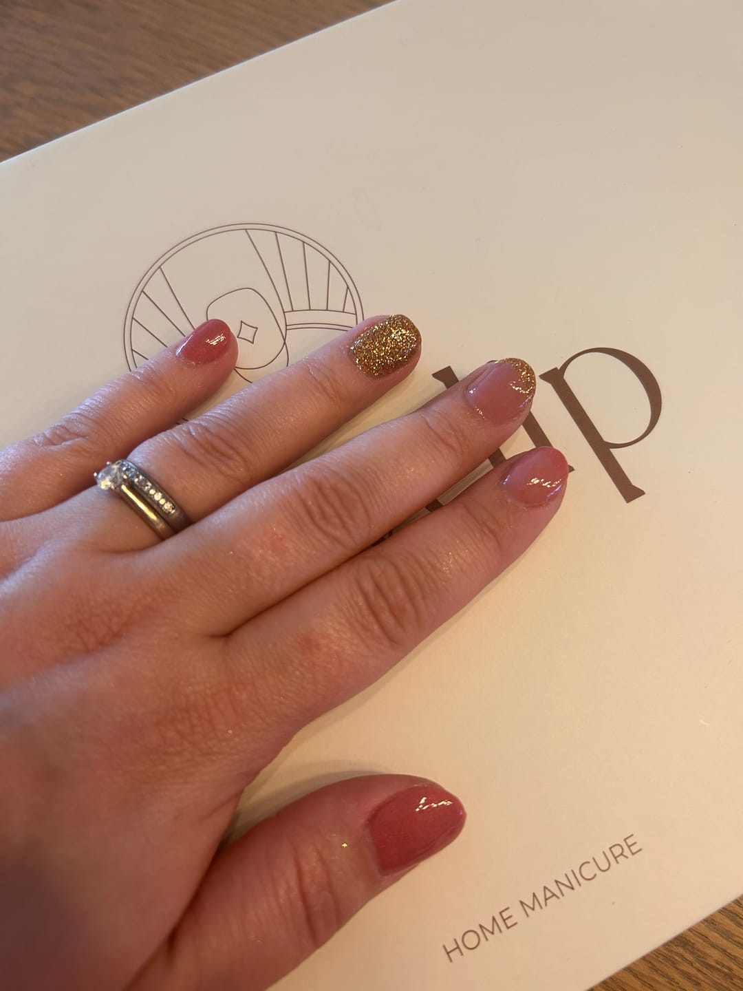 Customer photo review of Old Pink Dipping Powder