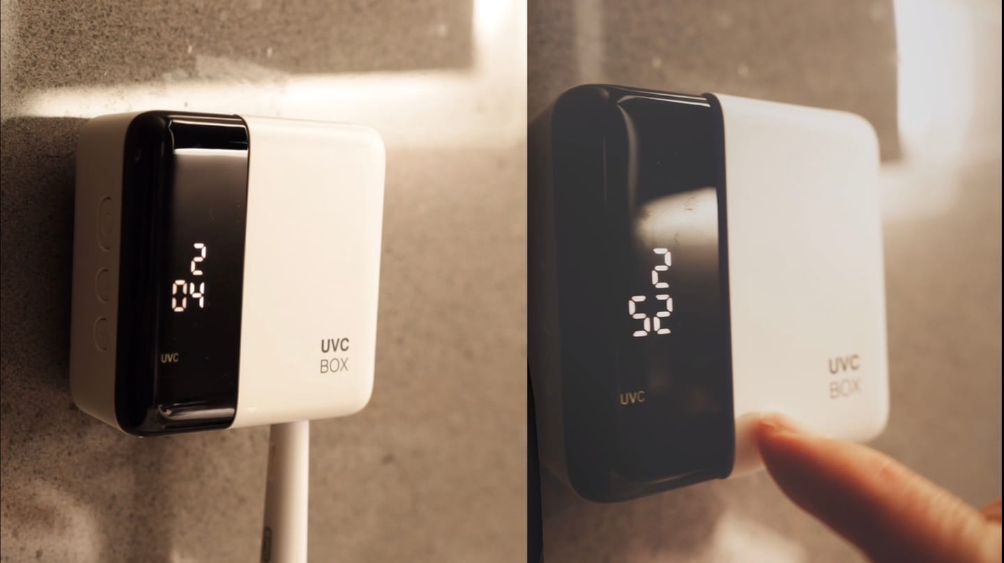 Customer photo review of Oralux UV Toothbrush Sanitizer