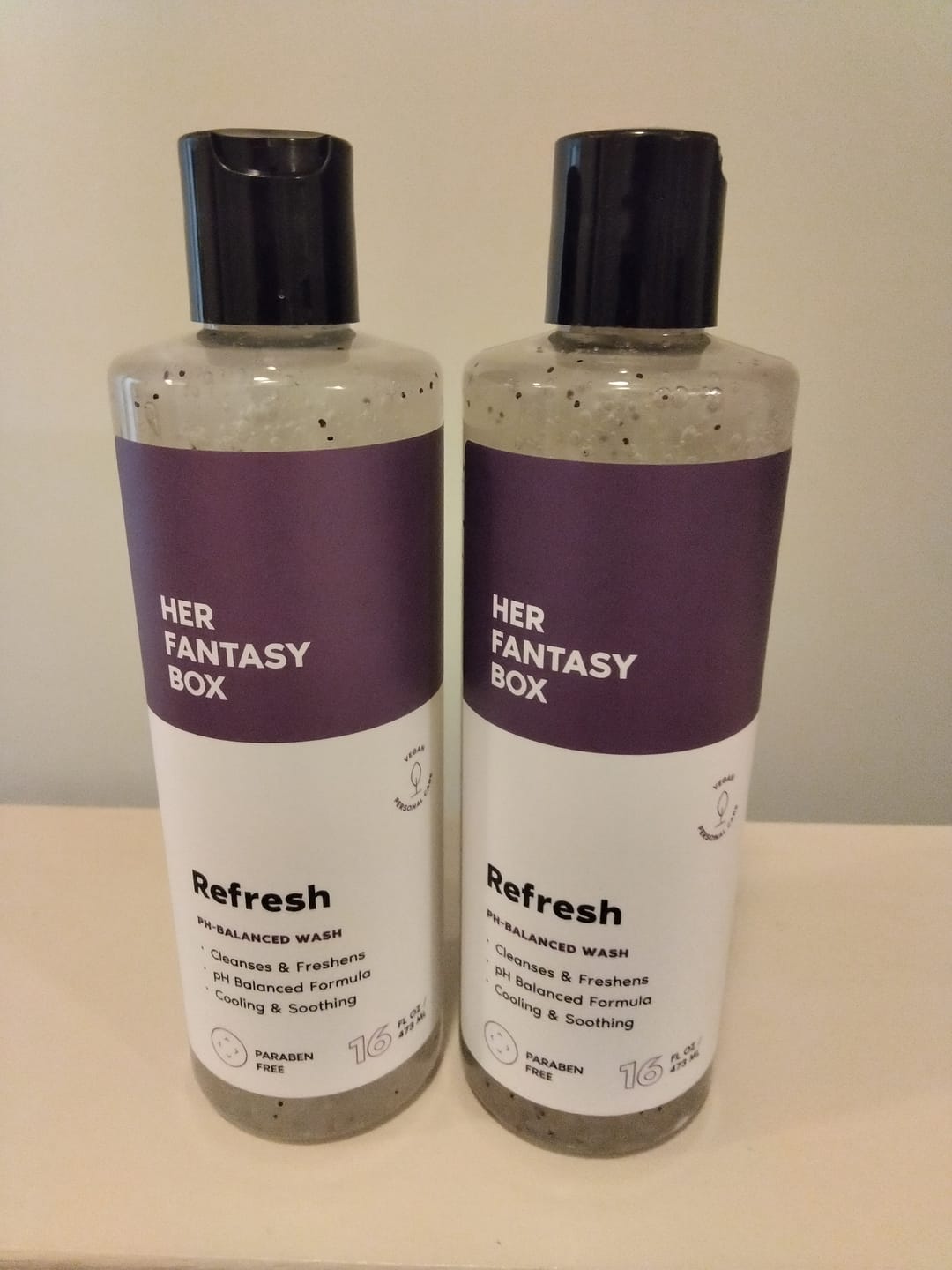 Customer photo review of Refresh Plant Based Intimate Body Wash for Women - pH Balancing