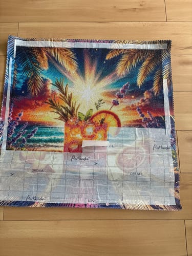 Customer photo review of 5D Diamond Painting – Sunset Spritz
