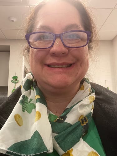 Customer photo review of Shamrock Speckles
