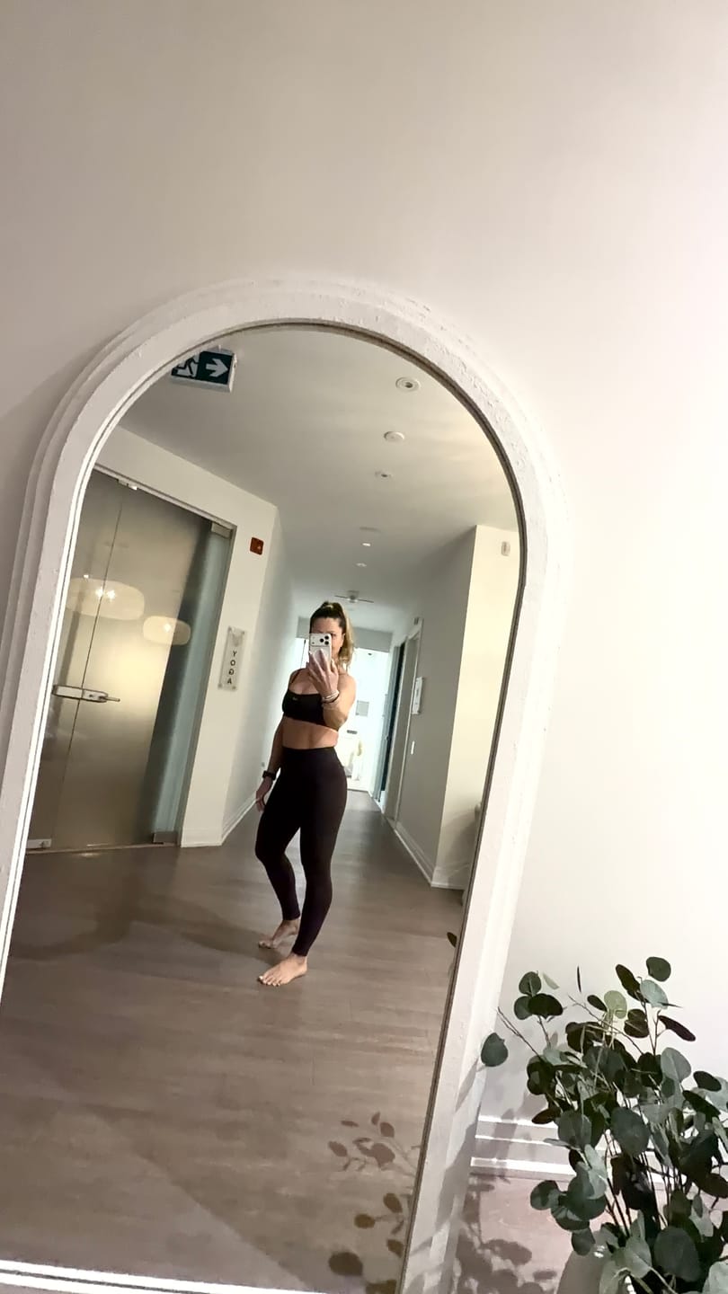 Customer photo review of The Essentials Legging / Espresso