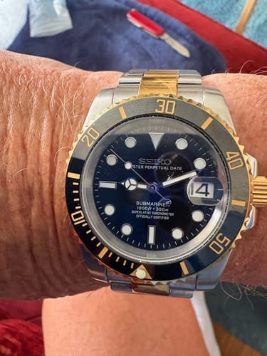 Customer photo review of SEIKOMARINER GOLD - BLACK