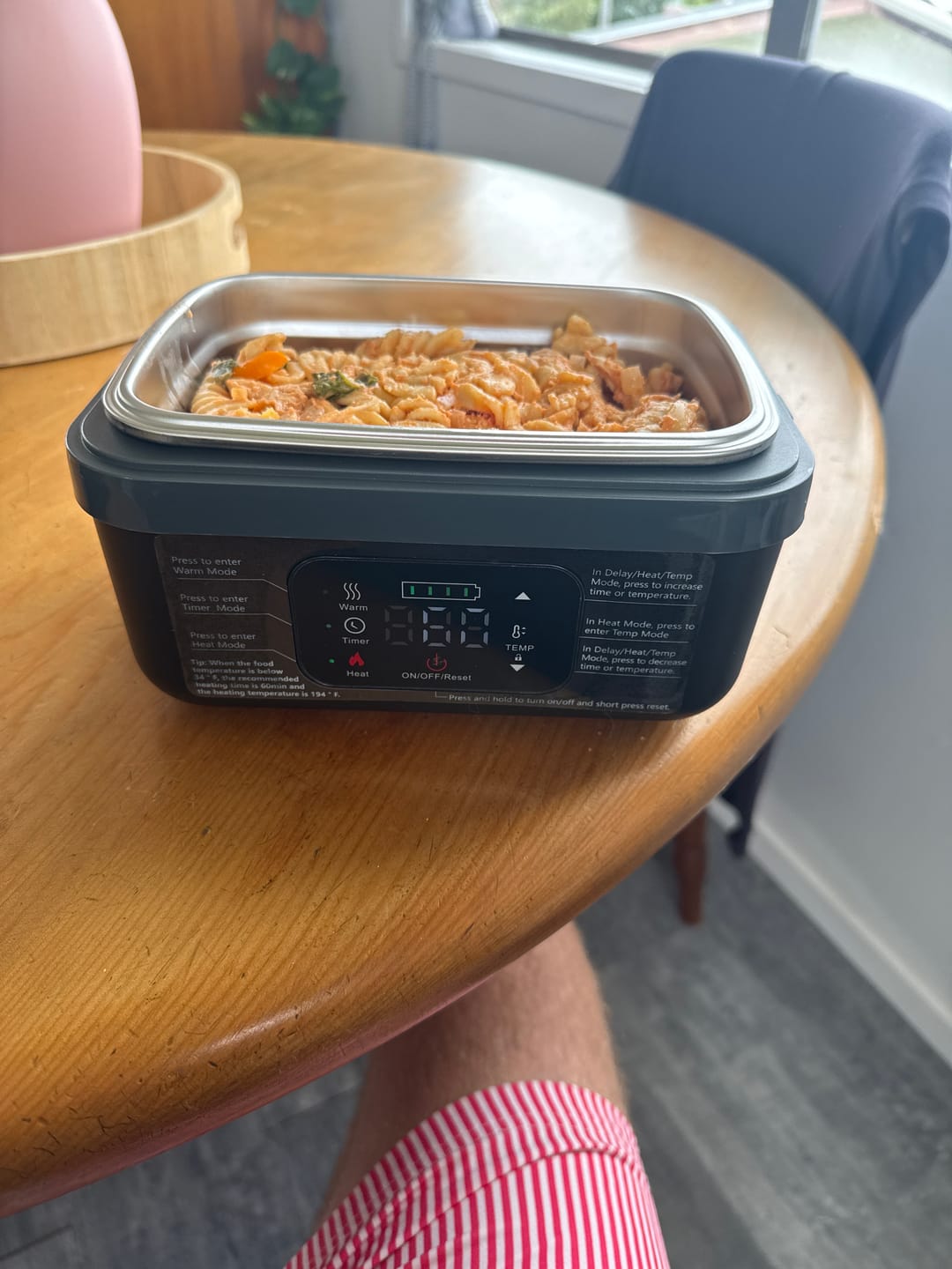 Customer photo review of Explorer Heating Lunchbox™ - Portable And Convenient