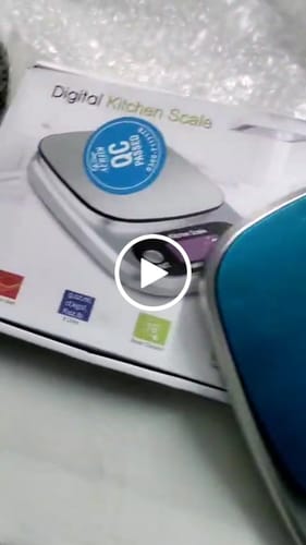 Customer video review of Lot Imported Digital Kitchen Scale