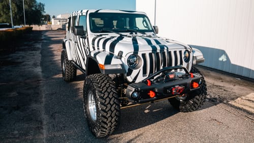 Customer photo review of Jeep Wrangler JK/JL/JT Front Shackle Tab Kit (Rated 10,000-lbs Tensial Strength Tow Point)