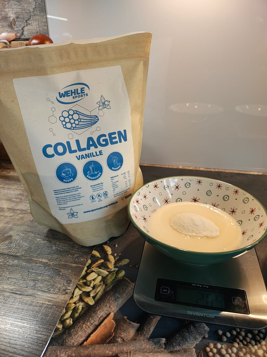 Customer photo review of Collagen Pulver Vanille, 300 g, CollaPure Kollagen Peptide