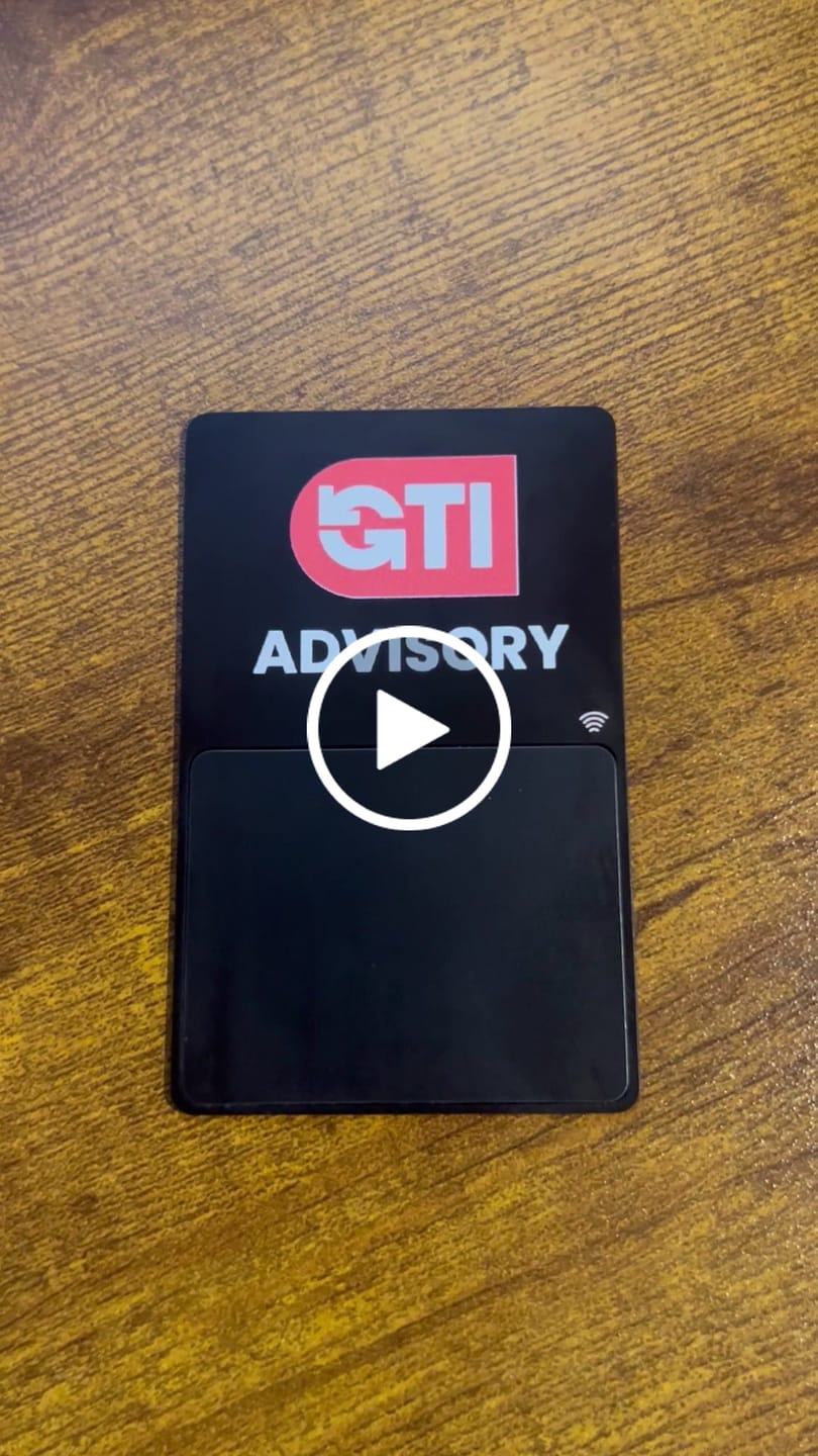 Customer video review of Custom Metal NFC Business Card (Vertical Style)