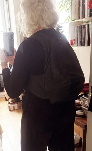 Customer photo review of Le sac à dos Vegan Original - Ergonomique et Antivol.