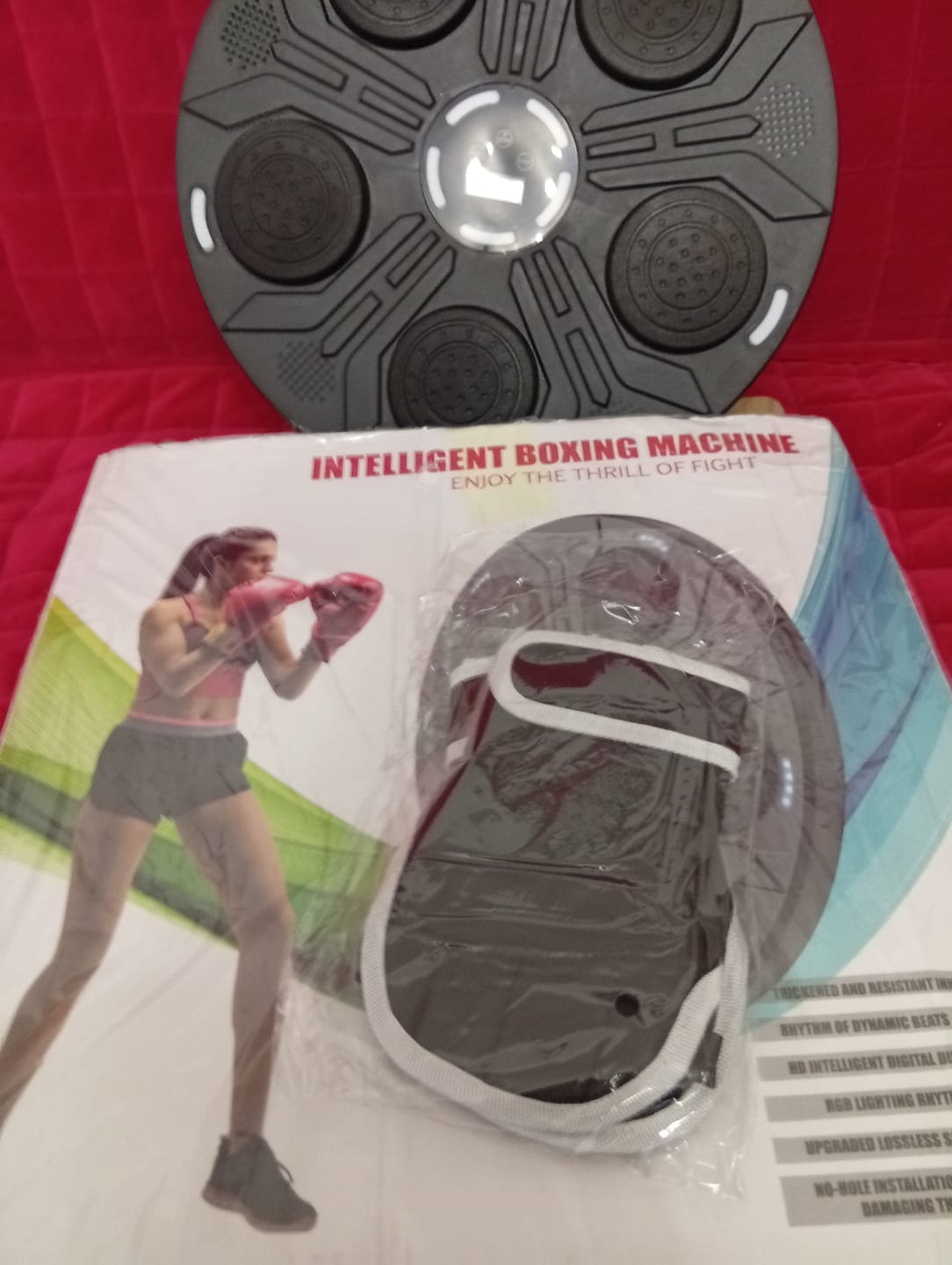 Customer photo review of Boxing Machine Bluetooth Music Intelligente Guanti Inclusi