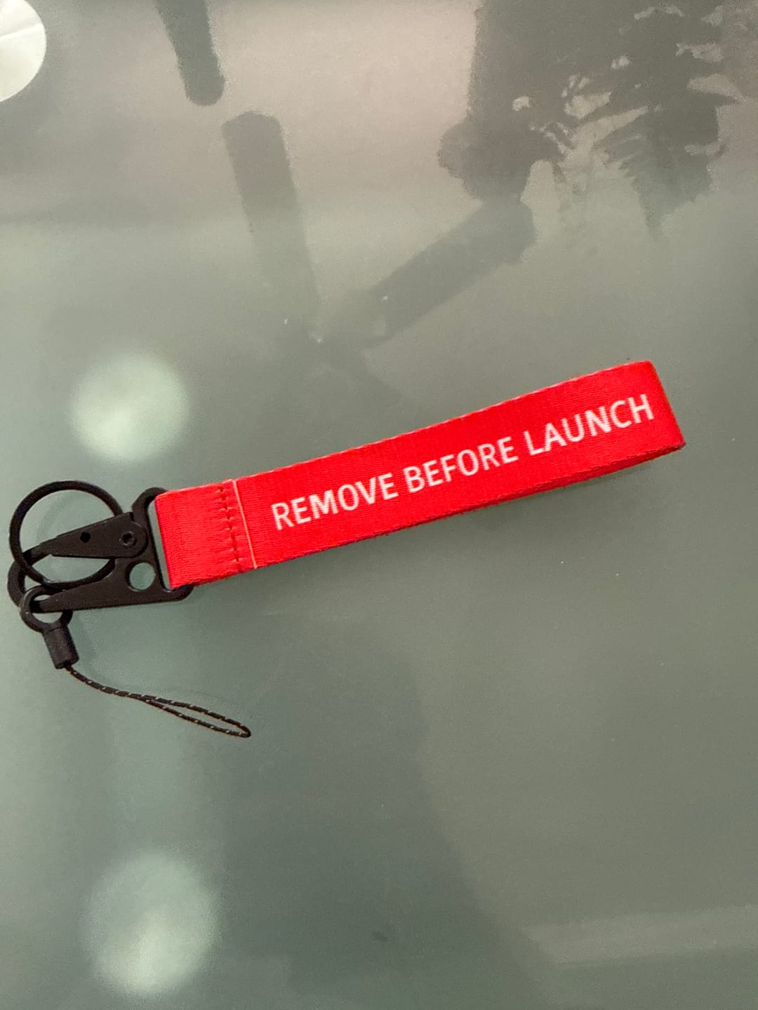 Customer photo review of 80Eighty® Remove Before Launch WristStrap